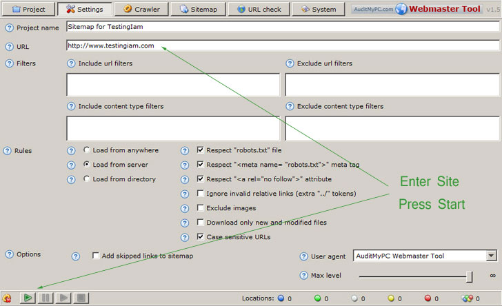 Sitemap to XML Site Map SEO Tool